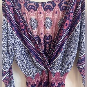 Free People X Spell MIDI Dress